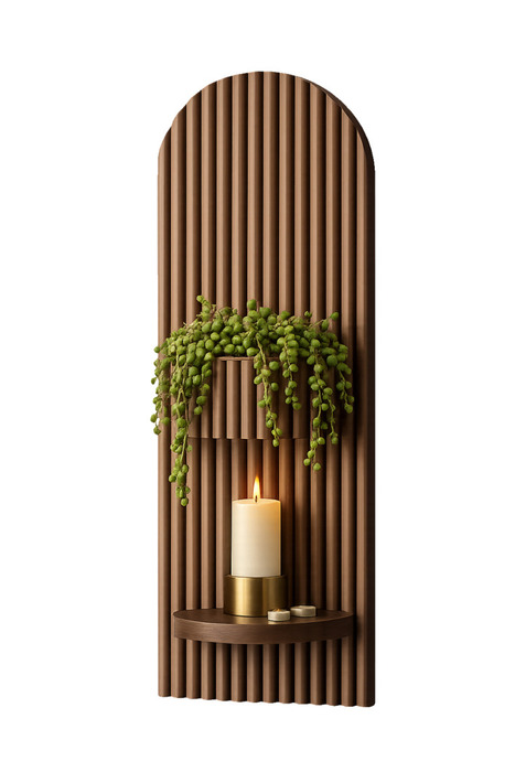 Bølgepanel Flexiwood Walnut 12 x 600 x 2400 mm